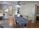 View of the dining area from the kitchen, showing an open floor plan at 923 Cortina Blvd, Venice, FL 34285