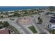 Aerial view of a roundabout near the beach at 8509 La Boca Ave, North Port, FL 34287