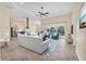 Open living space with kitchen, dining and living areas at 233 Fairway Rd, Rotonda West, FL 33947