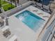 Elevated view of a refreshing community pool at 332 Cocoanut Ave # 503, Sarasota, FL 34236