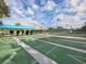 Well-maintained shuffleboard courts for recreational activities at 600 Carriage House Ln # 104, Nokomis, FL 34275