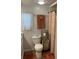 Clean bathroom with shower and toilet at 406 Trento, Venice, FL 34285