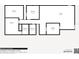 Floor plan showing 3 bedrooms, 2 bathrooms, kitchen, and hallway at 2143 Starlite Ln, Port Charlotte, FL 33952