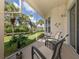 Enjoy the Florida sunshine in this screened patio overlooking a tranquil backyard at 501 Ravinia Cir # 501, Venice, FL 34292