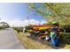 Community kayak launch with kayaks and waterfront access at 107 Tahitian Way, North Port, FL 34287