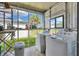 Convenient laundry room with washer and dryer at 107 Tahitian Way, North Port, FL 34287