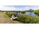 Private boat dock with access to the waterway at 107 Tahitian Way, North Port, FL 34287