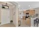 Kitchen with light wood cabinets and granite counters at 20193 Pezzana Dr, Venice, FL 34292