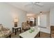 Light and airy entryway with view into dining room and living area at 612 Albee W Rd, Nokomis, FL 34275