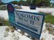 Nokomis Beach sign, Refreshments and Restrooms available at 612 Albee W Rd, Nokomis, FL 34275