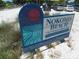 Nokomis Beach sign with amenities listed at 612 Albee W Rd, Nokomis, FL 34275