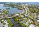 Property located on the water, near other homes and waterways at 612 Albee W Rd, Nokomis, FL 34275