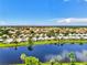 Aerial view showcasing home's location in community at 803 Harrington Lake N Dr # 75, Venice, FL 34293