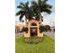 A welcoming monument at the entrance to Venice, Florida, featuring lush landscaping at 803 Harrington Lake N Dr # 75, Venice, FL 34293
