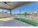 Relaxing screened porch overlooking the water at 703 Portia N St, Nokomis, FL 34275