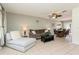 Bright living room featuring a chaise lounge and dining area at 18069 Ohara Dr, Port Charlotte, FL 33948