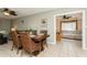 Cozy dining room adjacent to living area at 18069 Ohara Dr, Port Charlotte, FL 33948