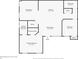 Floor plan showcasing a spacious condo with two bedrooms and two baths at 200 Gardens Edge Dr # 213, Venice, FL 34285
