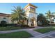Elegant community center entrance with palm trees at 19185 Mangieri St, Venice, FL 34293