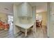 Kitchen with corner desk and dining area view at 628 Cervina Dr, Venice, FL 34285