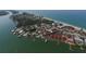 Aerial view of waterfront homes and community near the ocean at 2197 Nita Ter, North Port, FL 34286