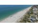 Aerial view of beach with boardwalk and basketball court at 2197 Nita Ter, North Port, FL 34286