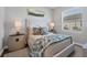 Cozy bedroom with a comfortable bed and nightstands at 2197 Nita Ter, North Port, FL 34286