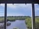 Stunning view of the waterway from a condo window at 1960 Oregon Trl # 3D, Englewood, FL 34224