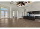 Modern kitchen with island, stainless steel appliances, and open floor plan at 15060 Aquarius Cir, Port Charlotte, FL 33981