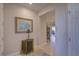 Bright and airy entryway with tile flooring and decorative accents at 18837 Lanuvio St, Venice, FL 34293