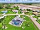 Aerial view of the house and neighborhood at 5076 Kingsley Rd, North Port, FL 34287