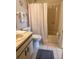 Clean bathroom with shower/tub combo, toilet, and vanity at 929 Capri Isles Blvd # 22, Venice, FL 34292