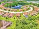 Aerial view showcasing home's location in a desirable community at 12261 Canavese Ln, Venice, FL 34293