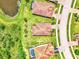 Aerial view of homes and neighborhood at 12261 Canavese Ln, Venice, FL 34293