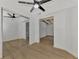 Spacious bedroom with mirrored closet and access to another room at 1757 Mova St, Sarasota, FL 34231