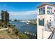 Scenic view of the bridge and marina, offering convenient access to waterways at 475 Circlewood Dr # O18, Venice, FL 34293