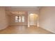Bright dining room with tile floors and chandelier at 145 Montelluna Dr, North Venice, FL 34275