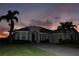 Beautiful home exterior at sunset at 145 Montelluna Dr, North Venice, FL 34275
