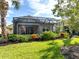 The screened-in patio provides a relaxing outdoor living space at 277 Mestre Pl, North Venice, FL 34275