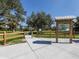 Park entrance with trailhead and informational kiosk at 3588 Erie Ct, North Port, FL 34287