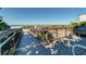 Boardwalk beach access with handrail and bench at 760 Village Cir # 212, Venice, FL 34292