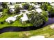 Aerial view of community by golf course at 214 Wexford Pl # 150, Venice, FL 34293