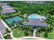 Resort-style pool, pickleball and tennis courts at 18260 Vizcaya Ct, Venice, FL 34293