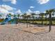 Community playground with swings and a climbing structure at 2585 Hobblebrush Dr, North Port, FL 34289