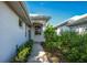 Walkway to the entrance of a single story home at 653 Crossfield Cir # 8, Venice, FL 34293