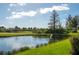 Spectacular view of the lake and surrounding community at 157 Palazzo Ct, North Venice, FL 34275