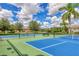 Well-maintained pickleball and tennis courts at 20318 Minuet Pl, Venice, FL 34293