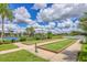 Enjoy bocce ball on this well-maintained court at 20318 Minuet Pl, Venice, FL 34293