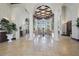 Elegant clubhouse lobby with high ceilings and comfortable seating at 12460 Ghiberti Cir # 202, Venice, FL 34293