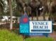 Venice Beach access sign at 1342 Capri Isles Blvd # 14, Venice, FL 34292